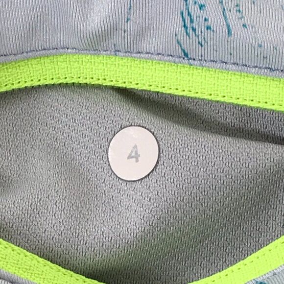 Lululemon Speed Tight Women's Size 4 Navy Blue Pockets Stretch Ruched Activewear - Picture 6 of 9